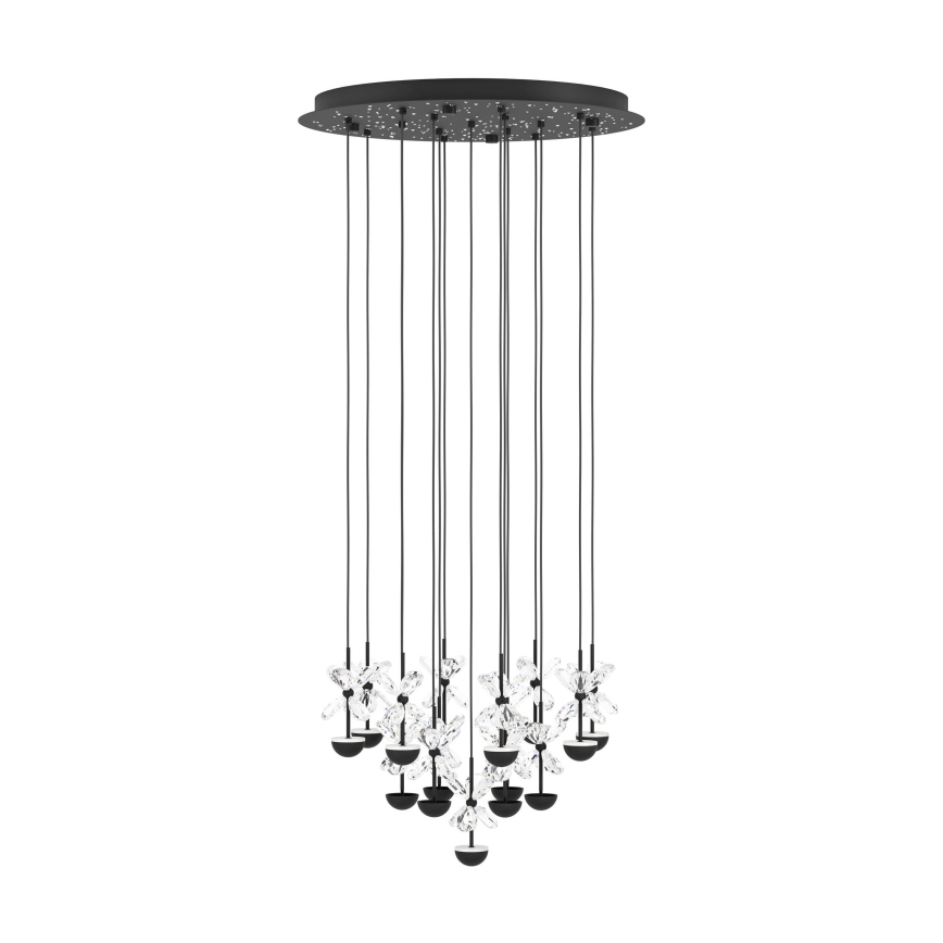 Eglo - LED Dimmable chandelier on a string LED/27W/230V 3000K black
