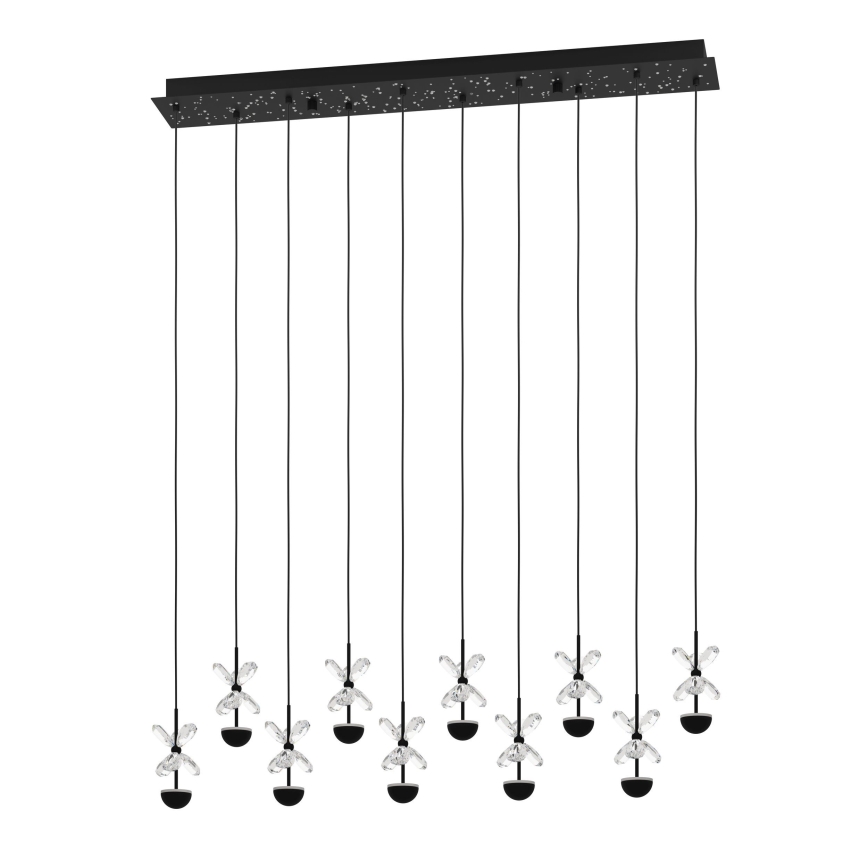Eglo - LED Dimmable chandelier on a string LED/23W/230V 3000K black
