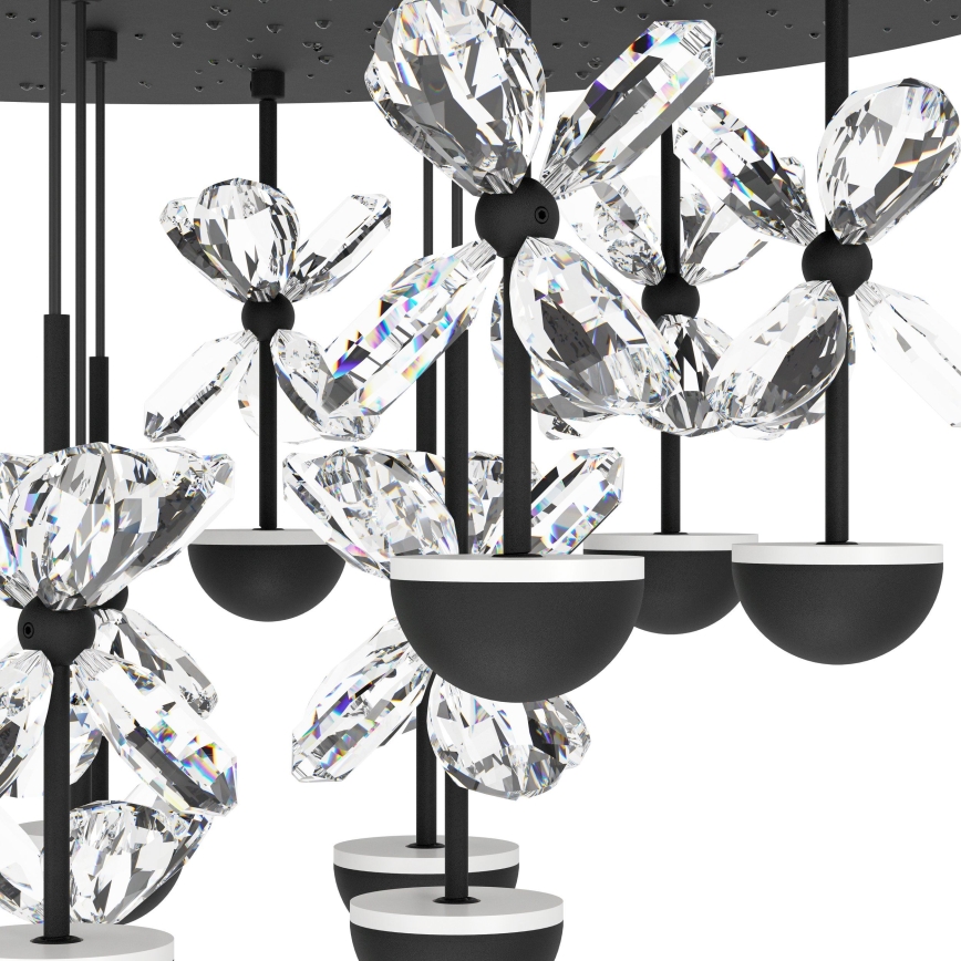 Eglo - LED Dimmable chandelier on a string LED/23W/230V 3000K black