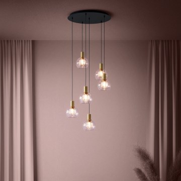 Eglo 390279 - LED Dimmable chandelier on a string 6xLED/5,4W/230V 3000K d. 54 cm gold