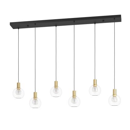 Eglo - LED Dimmable chandelier on a string 6xLED/5,4W/230V 3000K gold