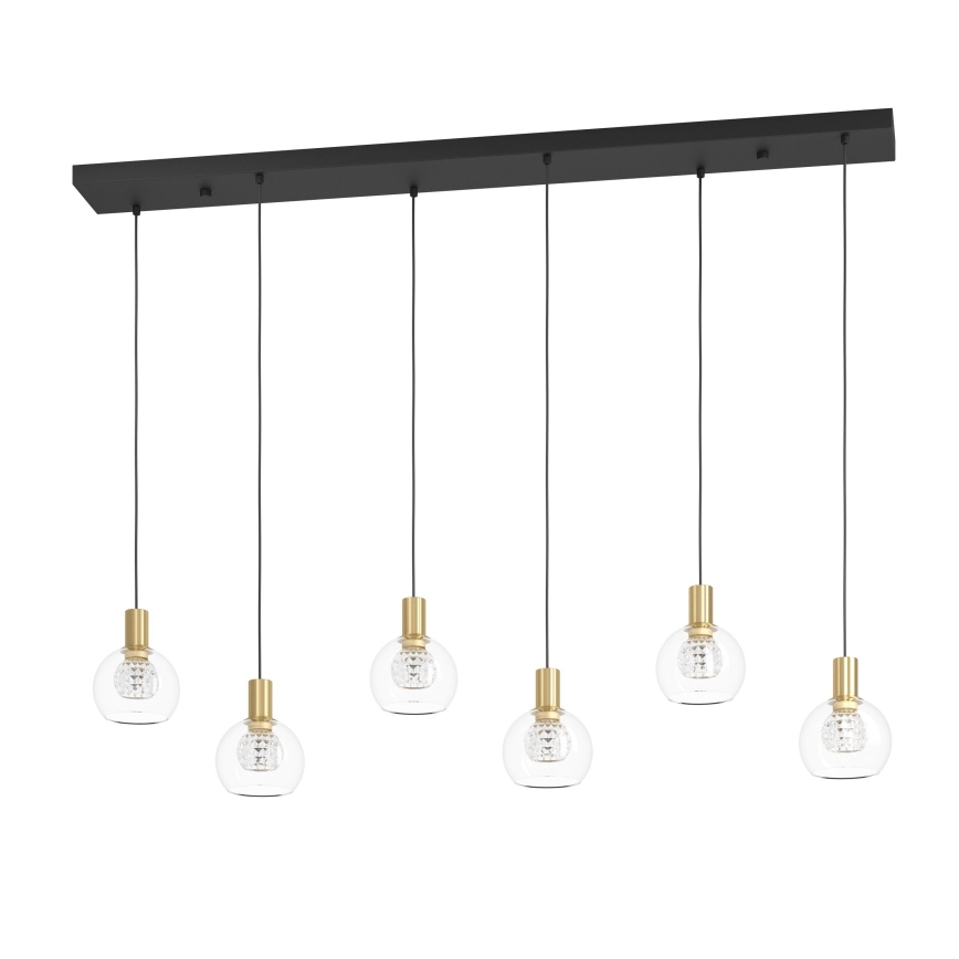 Eglo - LED Dimmable chandelier on a string 6xLED/5,4W/230V 3000K gold