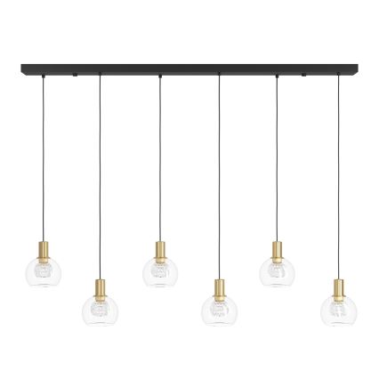 Eglo - LED Dimmable chandelier on a string 6xLED/5,4W/230V 3000K gold