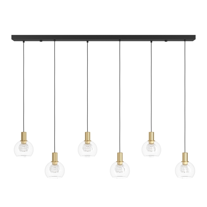 Eglo - LED Dimmable chandelier on a string 6xLED/5,4W/230V 3000K gold