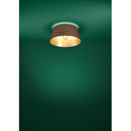 Eglo - Ceiling light 1xE27/25W/230V gold/pink