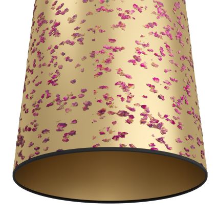 Eglo - Chandelier on a string 1xE27/25W/230V gold/pink