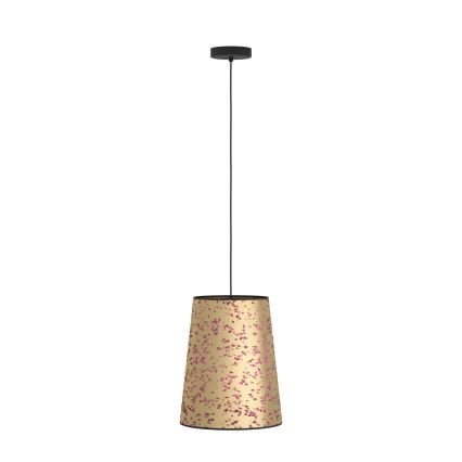Eglo - Chandelier on a string 1xE27/25W/230V gold/pink