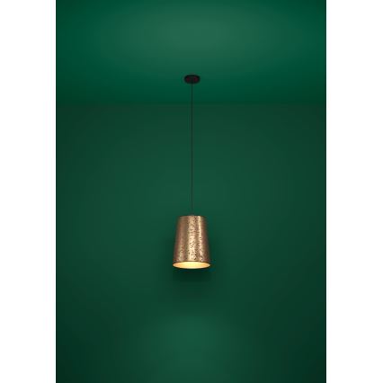 Eglo - Chandelier on a string 1xE27/25W/230V gold/pink