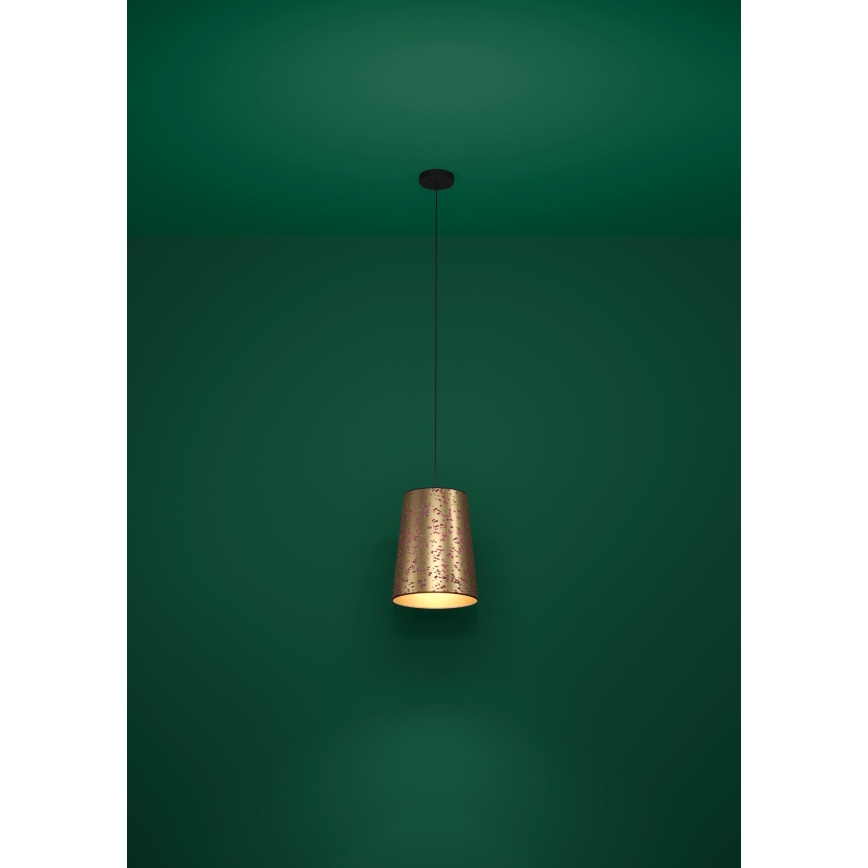 Eglo - Chandelier on a string 1xE27/25W/230V gold/pink