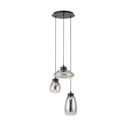 Eglo - LED Dimmable chandelier on a string 3xLED/5,4W/230V 2700K smoky