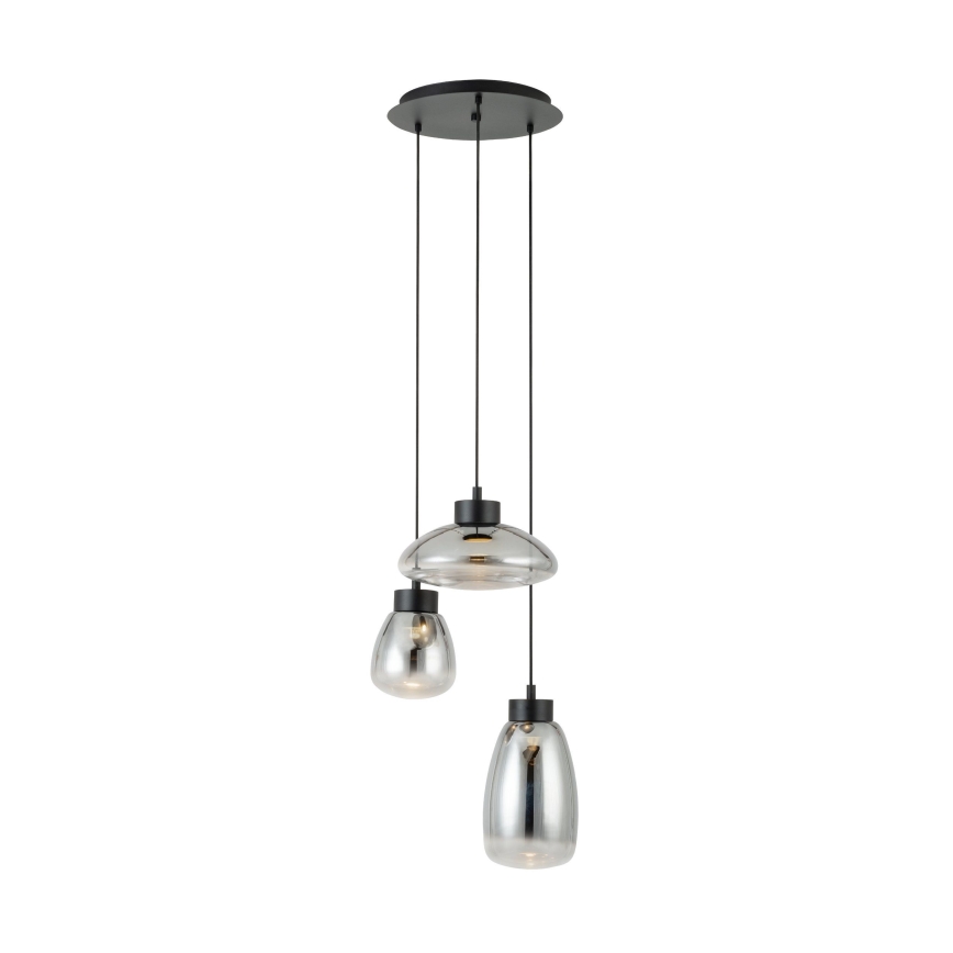 Eglo - LED Dimmable chandelier on a string 3xLED/5,4W/230V 2700K smoky