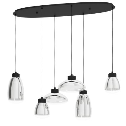Eglo - LED Dimmable chandelier on a string 6xLED/5,4W/230V 2700K smoky