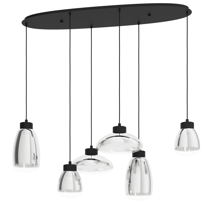 Eglo - LED Dimmable chandelier on a string 6xLED/5,4W/230V 2700K smoky