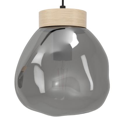 Eglo - Chandelier on a string 3xE27/40W/230V smoky