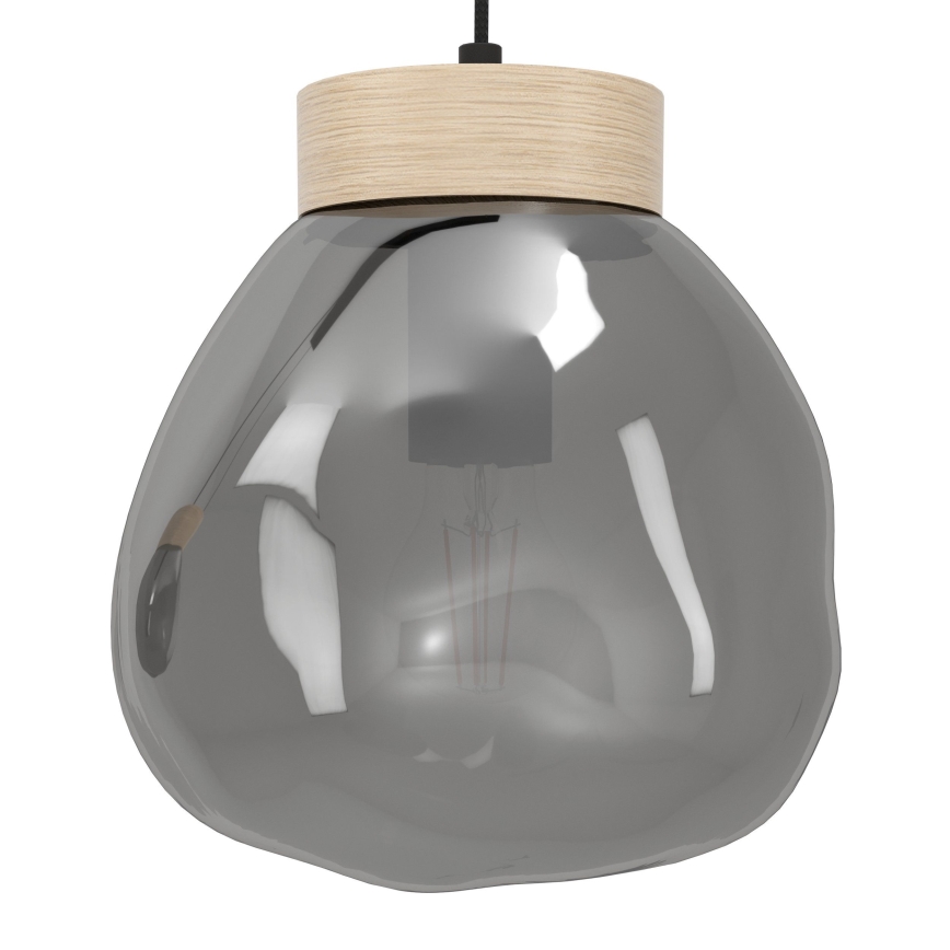 Eglo - Chandelier on a string 3xE27/40W/230V smoky