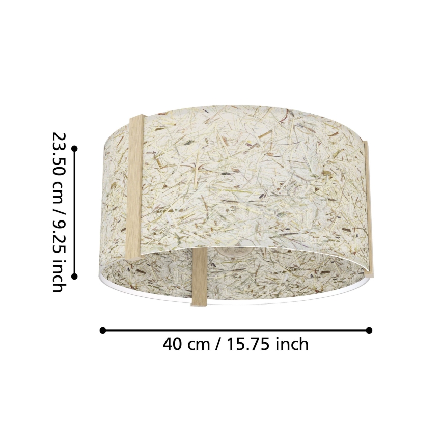 Eglo - Ceiling light 1xE27/25W/230V beige