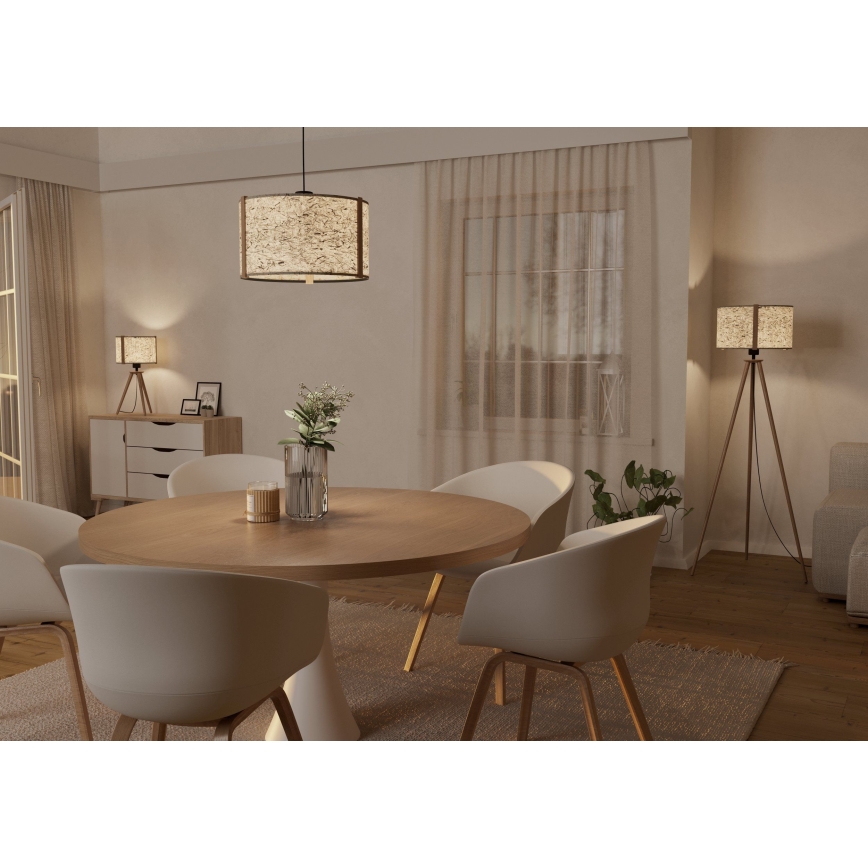 Eglo - Chandelier on a string 1xE27/25W/230V beige