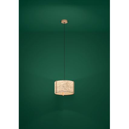 Eglo - Chandelier on a string 1xE27/25W/230V beige