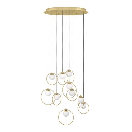 Eglo - LED Dimmable chandelier on a string 10xLED/3W/230V 3000K d. 58 cm gold