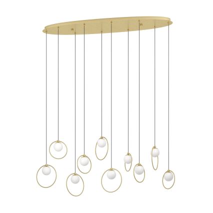 Eglo - LED Dimmable chandelier on a string 10xLED/3W/230V 3000K gold