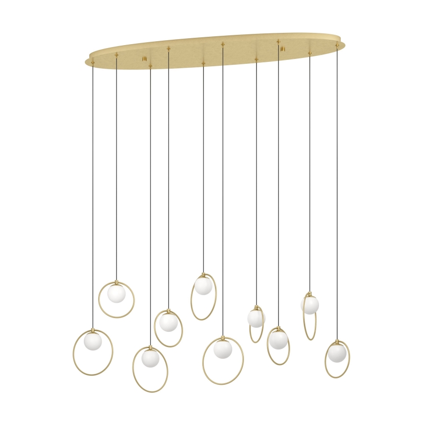 Eglo - LED Dimmable chandelier on a string 10xLED/3W/230V 3000K gold