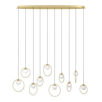Eglo - LED Dimmable chandelier on a string 10xLED/3W/230V 3000K gold
