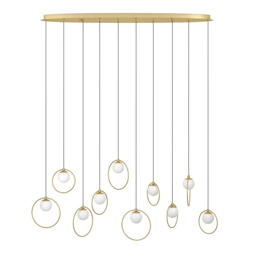 Eglo - LED Dimmable chandelier on a string 10xLED/3W/230V 3000K gold