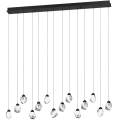 Eglo 390358 - LED Dimmable chandelier on a string SINDICAT 14xLED/3W/230V black/clear