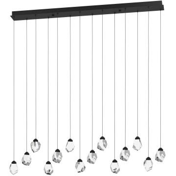 Eglo 390358 - LED Dimmable chandelier on a string SINDICAT 14xLED/3W/230V black/clear