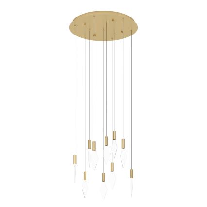 Eglo - LED Dimmable chandelier on a string 10xLED/3W/230V 3000K d. 58 cm gold