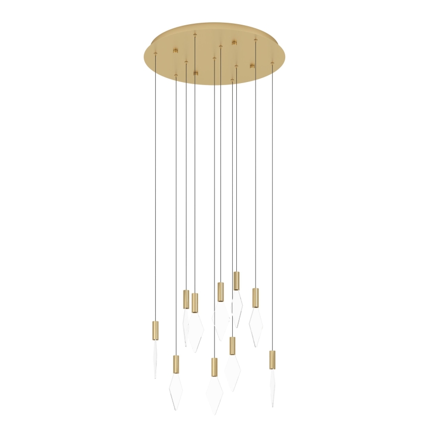 Eglo - LED Dimmable chandelier on a string 10xLED/3W/230V 3000K d. 58 cm gold
