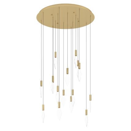 Eglo - LED Dimmable chandelier on a string 16xLED/3,3W/230V 3000K d. 78 cm gold