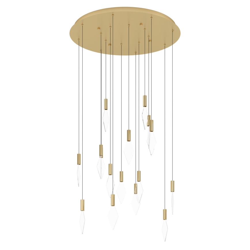 Eglo - LED Dimmable chandelier on a string 16xLED/3,3W/230V 3000K d. 78 cm gold