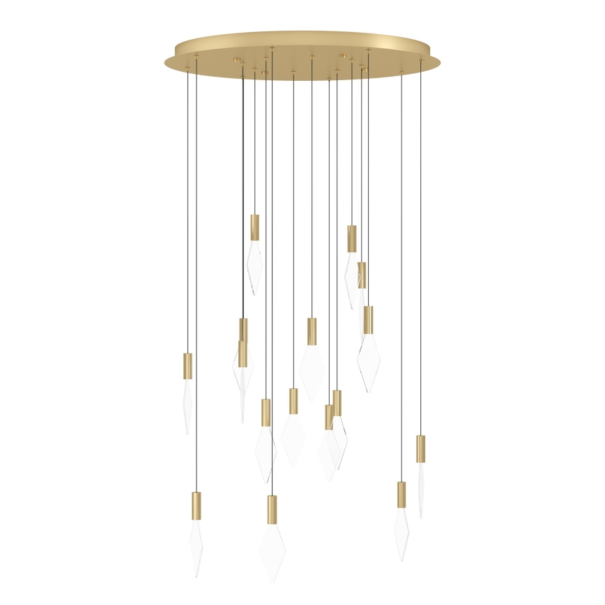 Eglo - LED Dimmable chandelier on a string 16xLED/3,3W/230V 3000K d. 78 cm gold