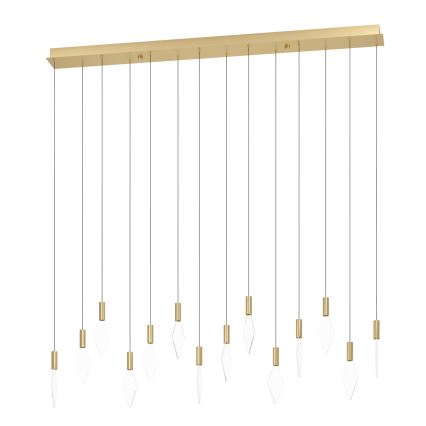 Eglo - LED Dimmable chandelier on a string 14xLED/3,3W/230V 3000K gold