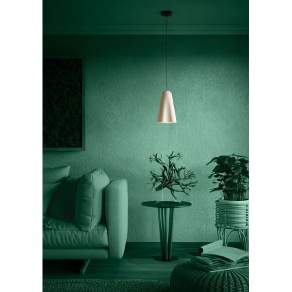 Eglo - Chandelier on a string 1xE27/40W/230V beige