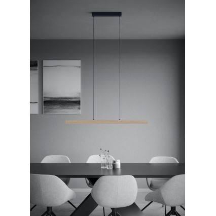Eglo - LED Dimmable chandelier on a string LED/21W/230V 3000K brown