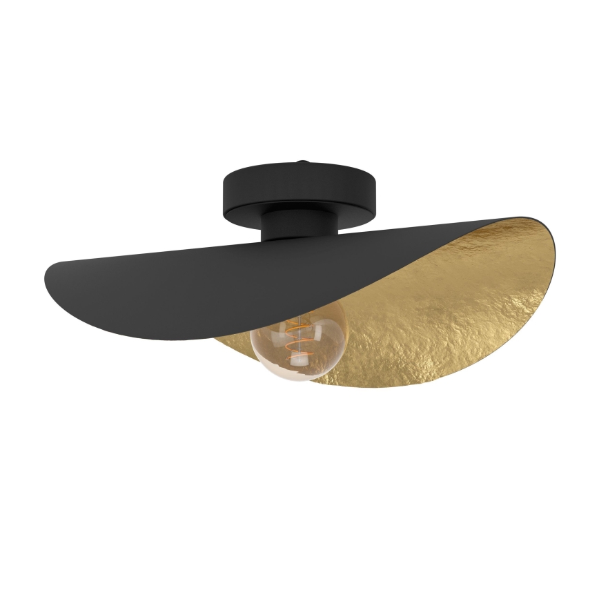 Eglo - Ceiling light 1xE27/40W/230V black/gold
