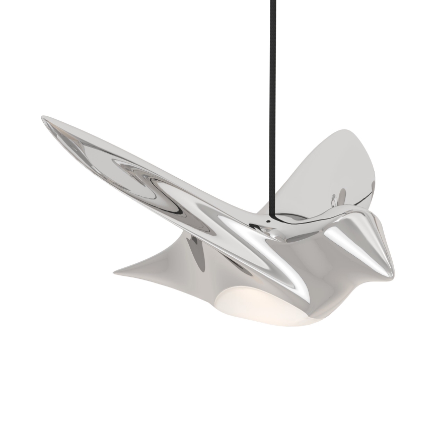 Eglo - LED Dimmable chandelier on a string 17xLED/3W/230V 3000K shiny chrome