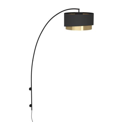 Eglo - Wall light 1xE27/40W/230V black/gold