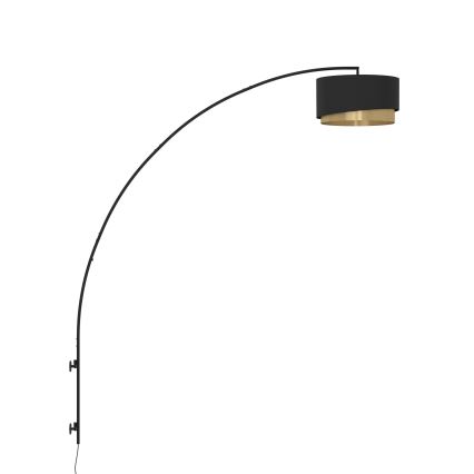 Eglo - Wall light 1xE27/40W/230V black/gold
