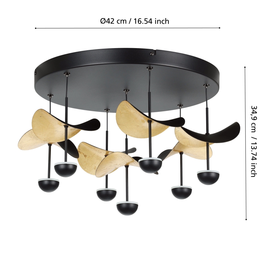Eglo - LED Dimmable ceiling light 7xLED/2,3W/230V 3000K