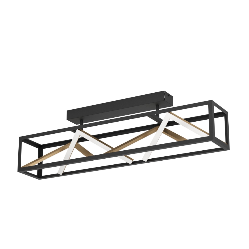 Eglo - LED Dimmable surface-mounted chandelier LED/45W/230V 2700-6500K black/gold + remote control