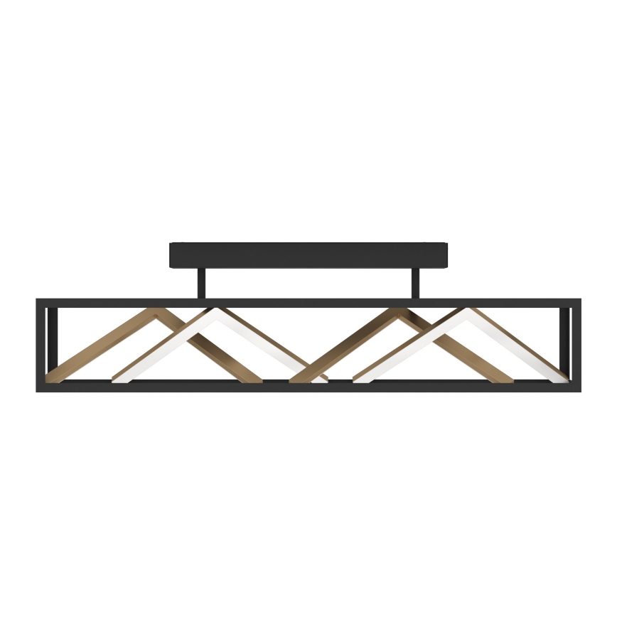Eglo - LED Dimmable surface-mounted chandelier LED/45W/230V 2700-6500K black/gold + remote control