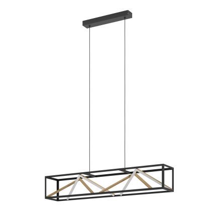 Eglo - LED Dimmable chandelier on a string LED/46W/230V 2700-6500K black/gold + remote control