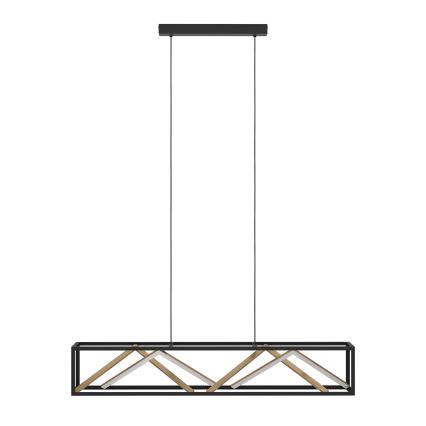 Eglo - LED Dimmable chandelier on a string LED/46W/230V 2700-6500K black/gold + remote control