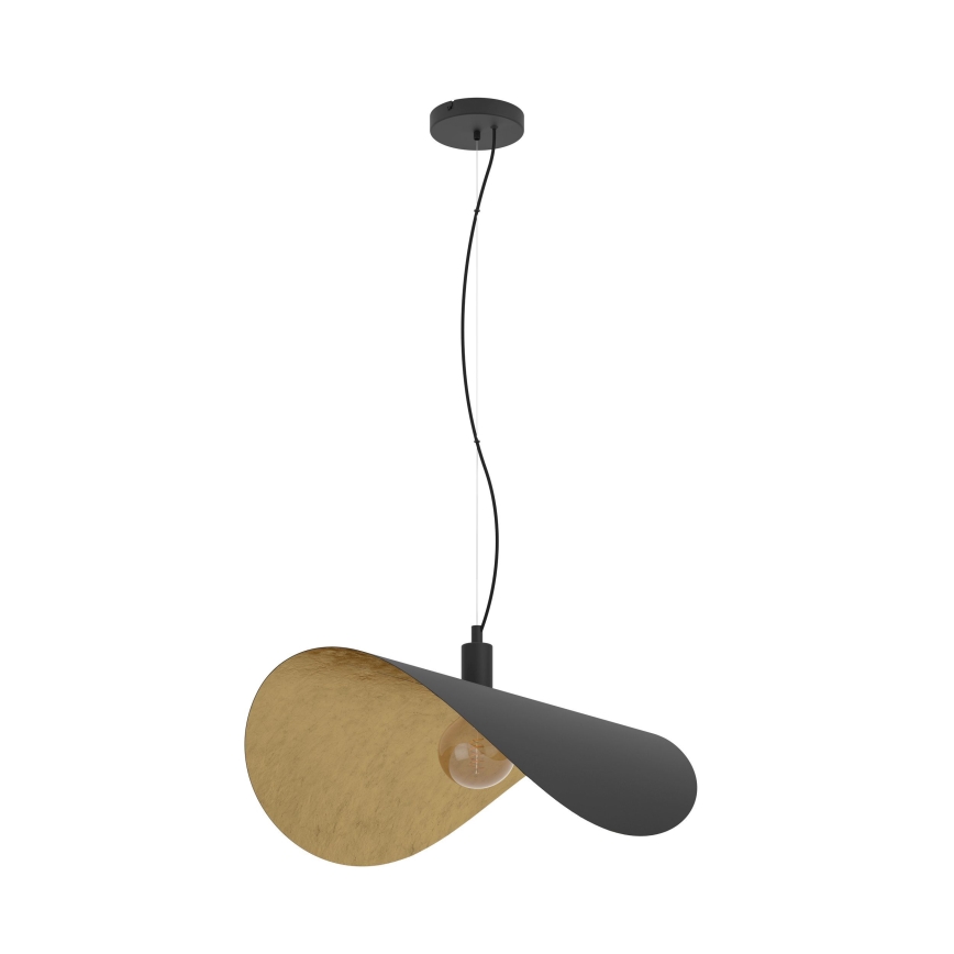 Eglo - Chandelier on a string 1xE27/40W/230V 80 cm black/gold