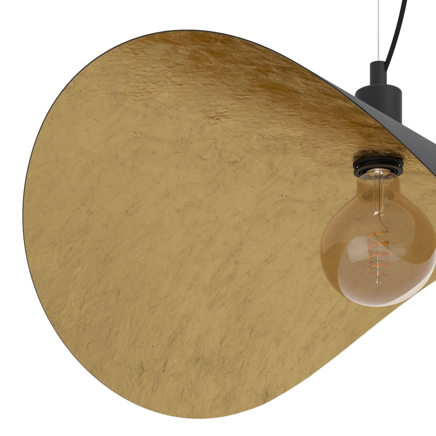 Eglo - Chandelier on a string 1xE27/40W/230V 80 cm black/gold