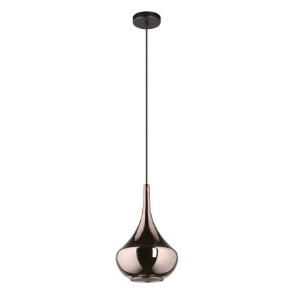 Eglo - Cable-hung pendant light 1xE27/28W/230V copper