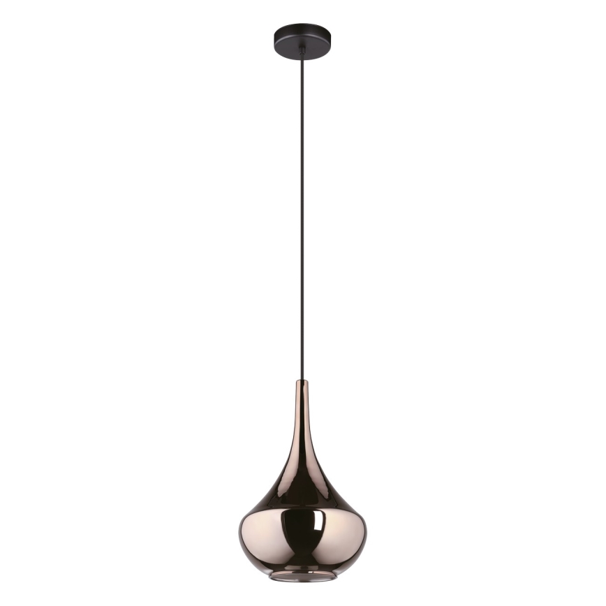 Eglo - Cable-hung pendant light 1xE27/28W/230V copper